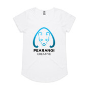 Blue and Black Logo - Womens Mali Tee